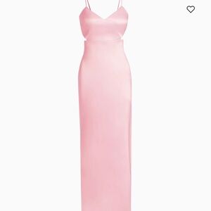 Blush pale pink bridesmaid dress Vera wang bridal